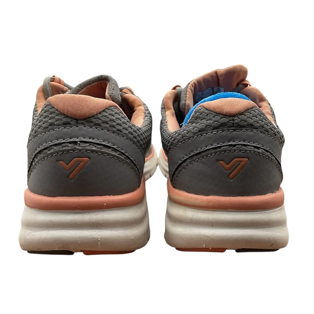 Vionic Gray and Orange Athletic Shoes size 7‎